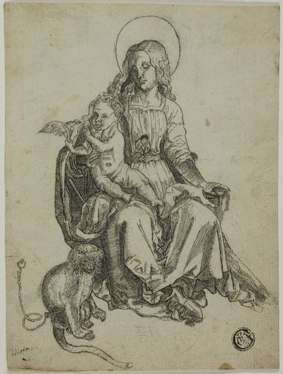 Madone avec le singe - Albrecht Dürer