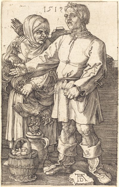 Couple de paysans au marché - Albrecht Dürer