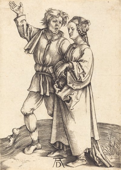 Paysans et sa femme, vers 1497-1498 - Albrecht Dürer