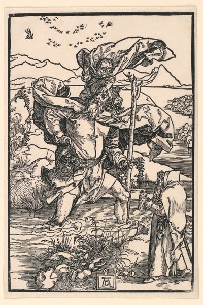 Saint Christophe - Albrecht Dürer