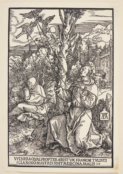 Saint François recevant les stigmates - Albrecht Dürer