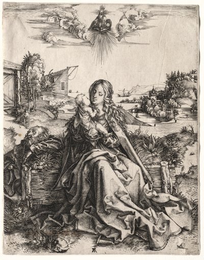 La Sainte Famille avec le papillon - Albrecht Dürer