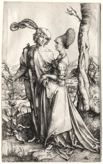 La Promenade, vers 1497 - Albrecht Dürer