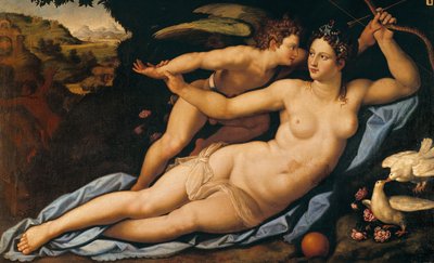 Vénus et Cupidon - Alessandro Allori