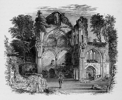 Transept sud, abbaye de Netley, vers 1880, 1897 - Alexander Francis Lydon