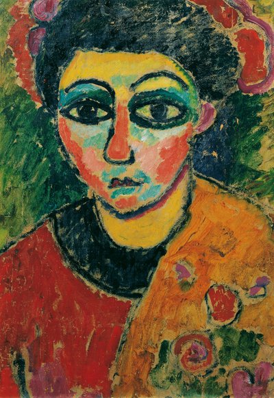 Portrait de dame - Alexej von Jawlensky