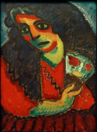 Femme avec éventail - Alexej von Jawlensky