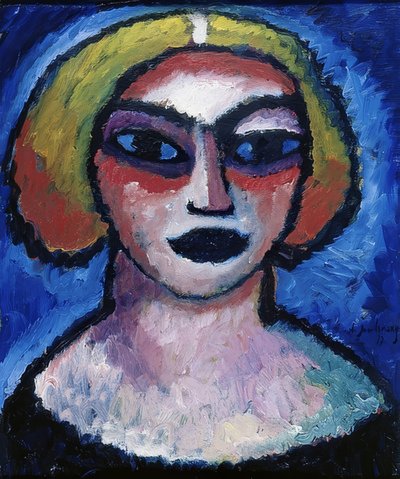 Tête de femme - Alexej von Jawlensky