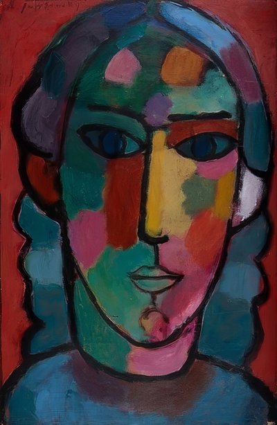 Tête de fille - Alexej von Jawlensky