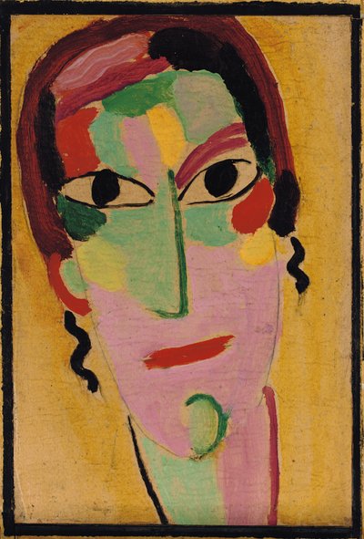 Tête mystique : complètement éveillée, c. 1917 - Alexej von Jawlensky