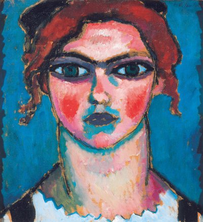 Jeune femme aux yeux verts, vers 1910 - Alexej von Jawlensky