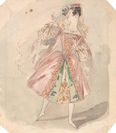 Une danseuse - Alfred Edward Chalon