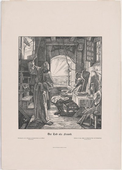 La Mort comme étrangleur - Alfred Rethel