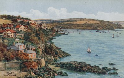 Fowey, depuis Castle Hill - Alfred Robert Quinton