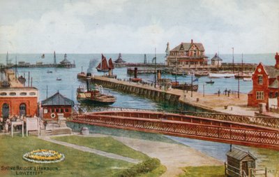 Pont tournant et port, Lowestoft - Alfred Robert Quinton