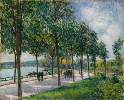 Allée de marronniers, 1878 - Alfred Sisley