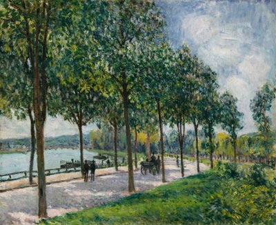 Allée de châtaigniers - Alfred Sisley