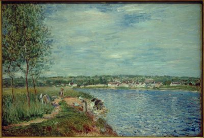 Laveuses, près de Champagne - Alfred Sisley