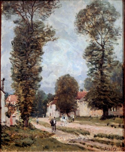 Route de Versailles - Alfred Sisley