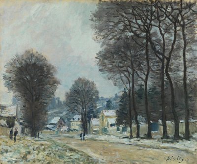 Neige à Louveciennes, vers 1874 - Alfred Sisley