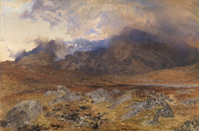 Snowdon après une averse de grêle en avril - Alfred William Hunt