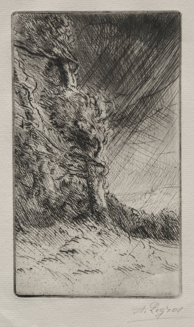 Une Rafale de Vent - Alphonse Legros