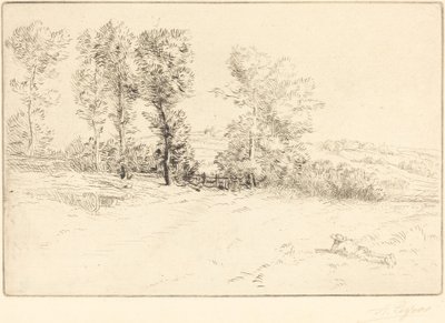 Le pré ensoleillé - Alphonse Legros