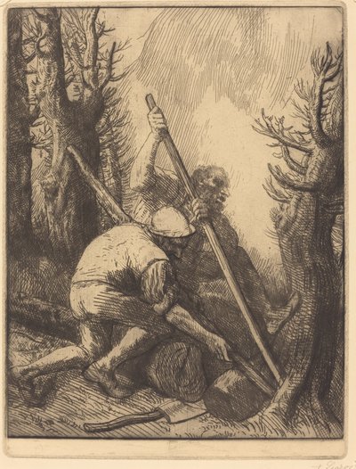 Les Bûcherons - Alphonse Legros