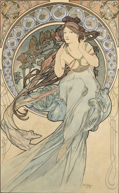 La Musique - Alphonse Mucha