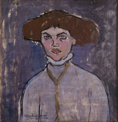 Buste de jeune femme, 1908 - Amedeo Modigliani