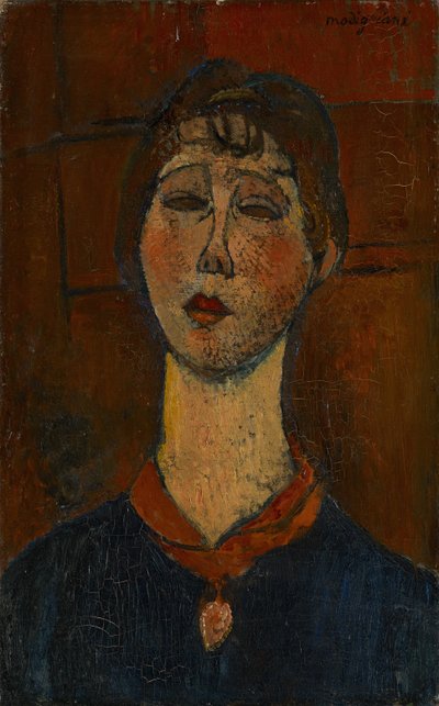 Portrait de Madame Dorival, c.1916 - Amedeo Modigliani