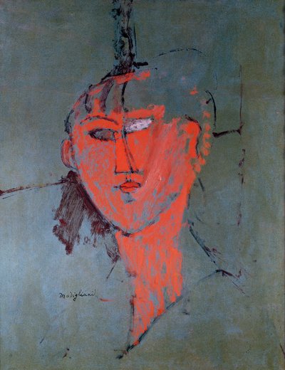 La tête rouge - Amedeo Modigliani