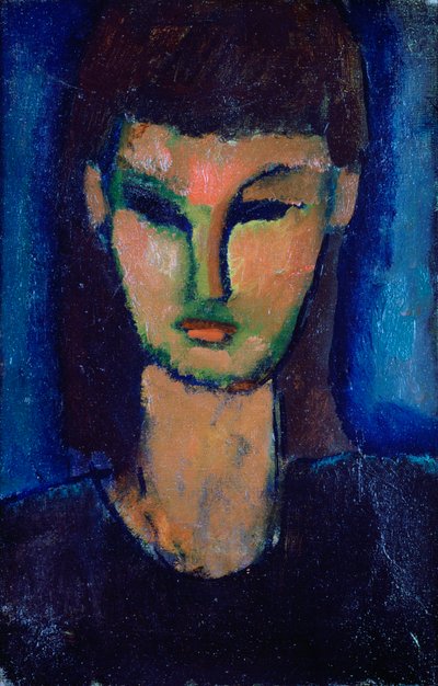 Jeune femme, vers 1910 - Amedeo Modigliani