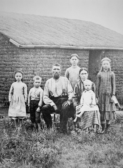 Famille pionnière américaine, c.1870 - American Photographer