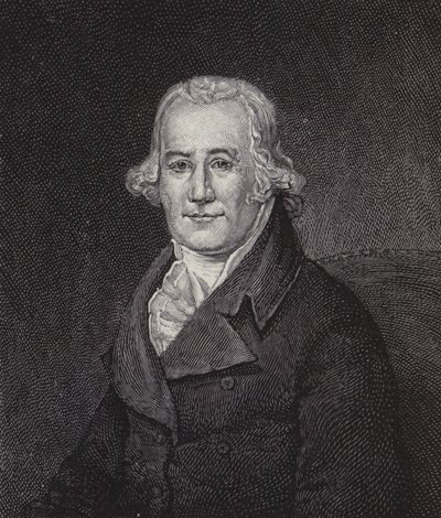 Caspar Wistar, médecin et anatomiste américain (gravure) - American School