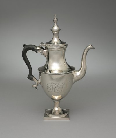 Cafetière, vers 1800 - American School