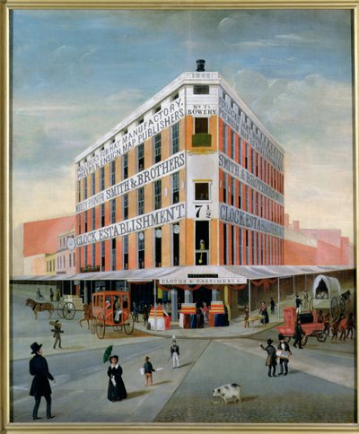 No.7 12 Bowery, NYC, vers 1837-39 - American School