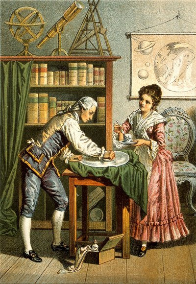 William et Caroline Herschel, pub. 1896 - American School