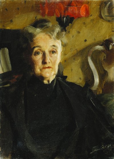 Portrait de Mme Hallowell - Anders Leonard Zorn