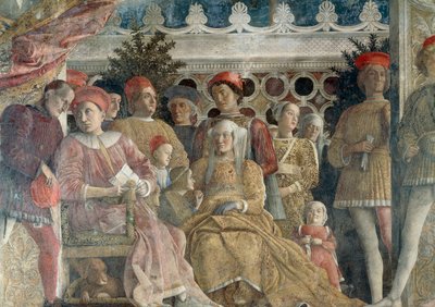 Mur de la cour, scène centrale - Andrea Mantegna