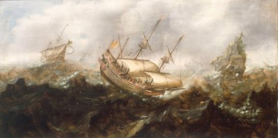 Navires en mer agitée - Andries van Eertvelt