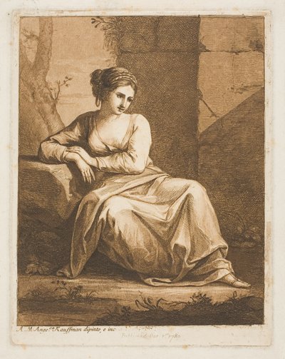 La Muse - Angelica Kauffmann