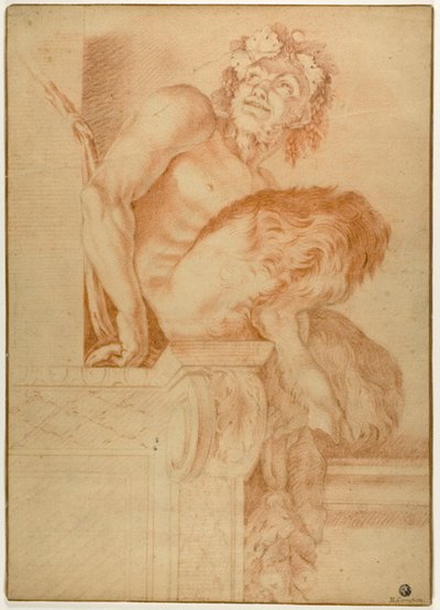 Satyre assis - Annibale Carracci