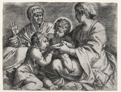 Vierge avec le bol, 1606 - Annibale Carracci