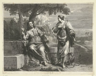 Christ et la femme samaritaine - Anonymous