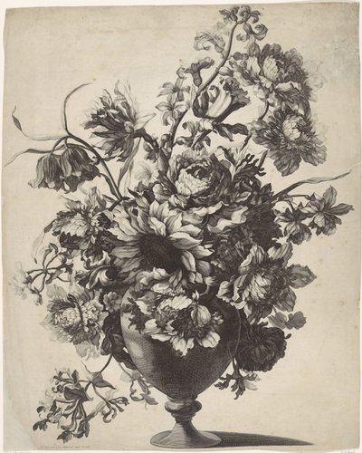 Vase avec des fleurs - Anonymous