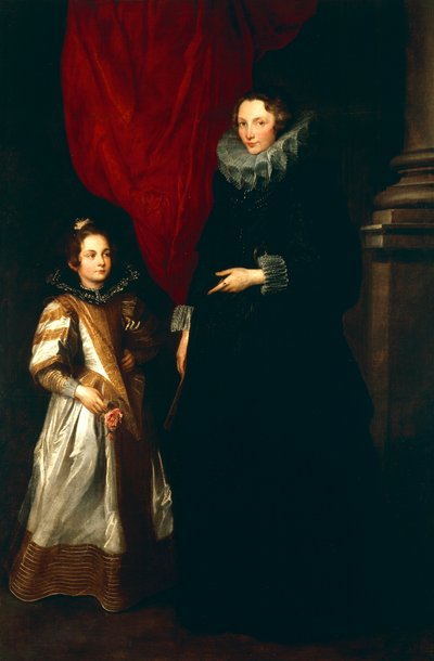 Geronima Brignole Sale avec sa fille - Anthony van Dyck