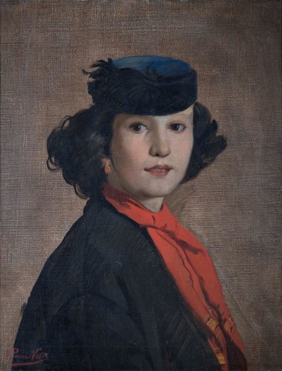 Portrait de Nerina Badioli, vers 1866 - Antonio Puccinelli