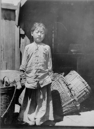 La fille du marchand de poissons, Chinatown, San Francisco - Arnold Genthe