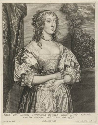 Portrait de Katherine Howard - Arnold de Jode